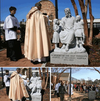 Bouton Jesus with Two Children Statue