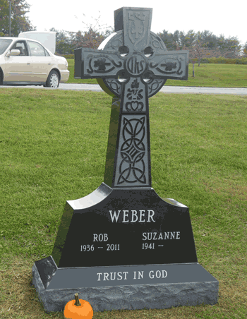 Weber Celtic Cross Headstone