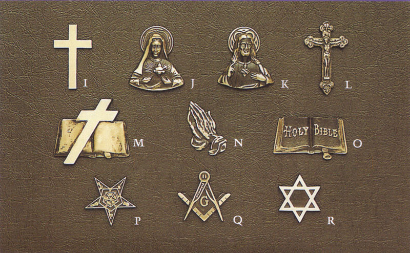 Cemetery Marker Emblems