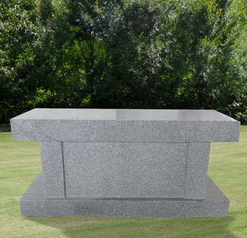 Two Niche Cremation Bench