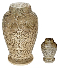 Pleasant Solace Brass Urn