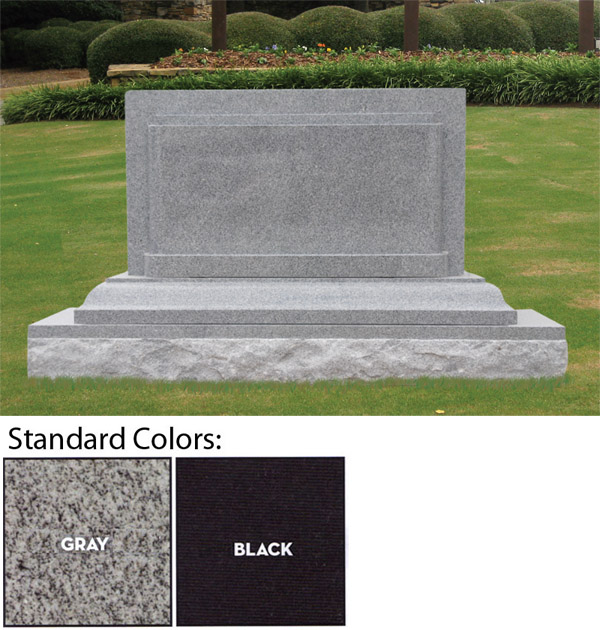 Classic Flat Top Headstone 1