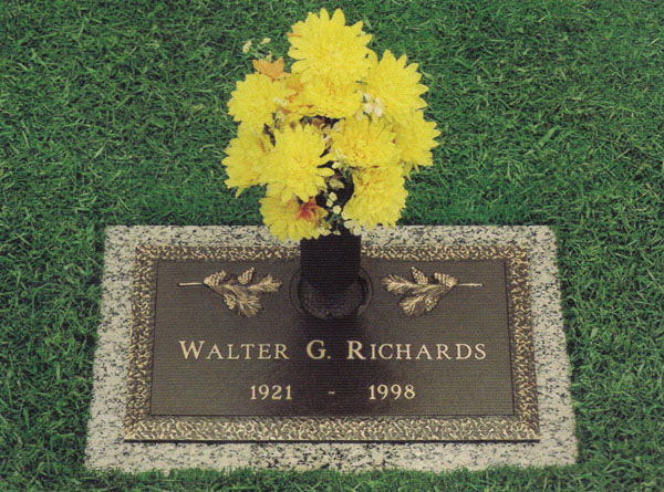 Coventry Pine Bronze Cemetery Marker - Individual Memorial