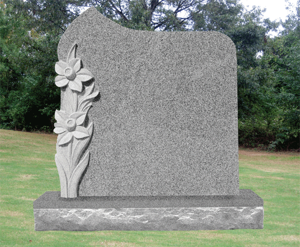 Daffodils Headstone