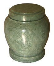 Green Marble Cremation Urn