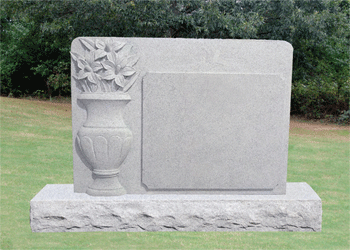 Vase with Lilies Headstone